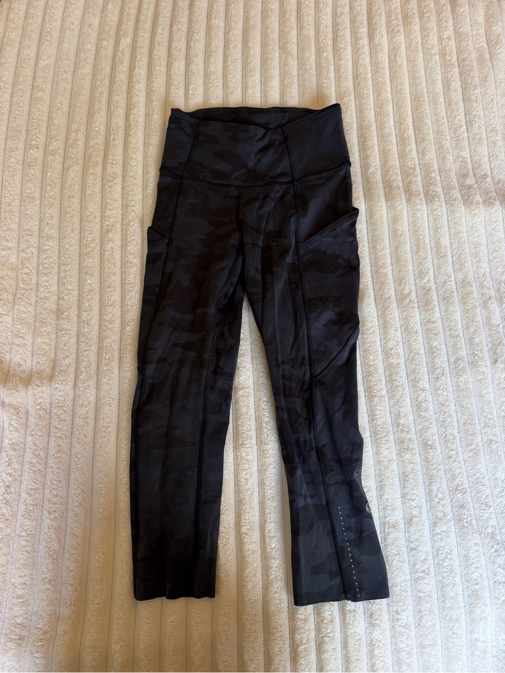 Lululemon Black Camo High-Waist Leggings